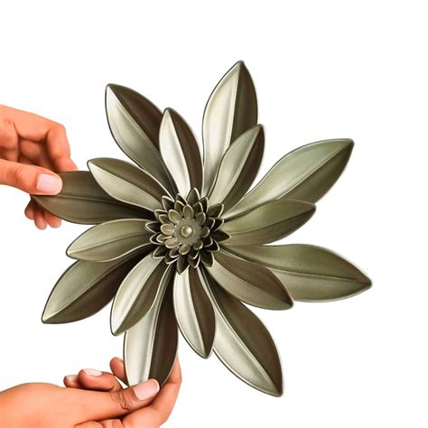 Flower Shape Decorative Plastic Plate Wall Décor, Wall Hanging Carved ...