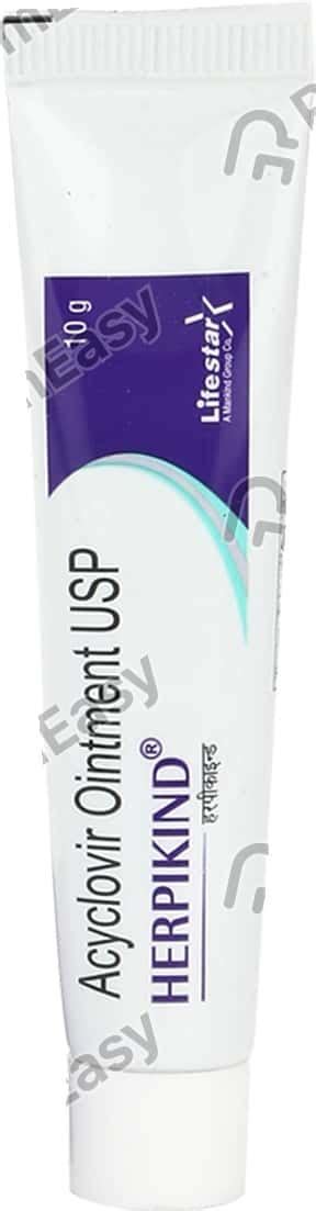 Herpikind 50 MG Ointment (10): Uses, Side Effects, Price & Dosage ...