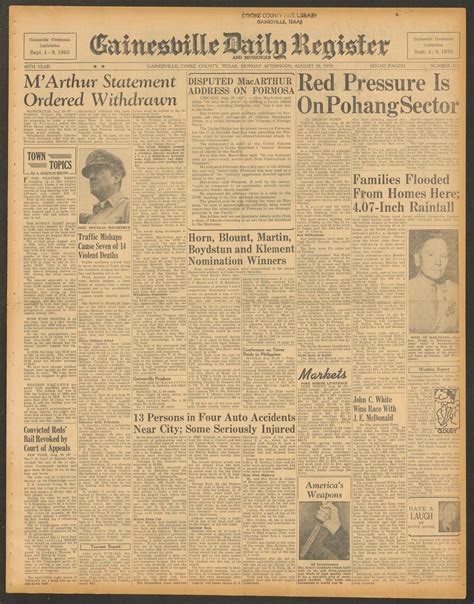 Gainesville Daily Register and Messenger (Gainesville, Tex.), Vol. 60 ...