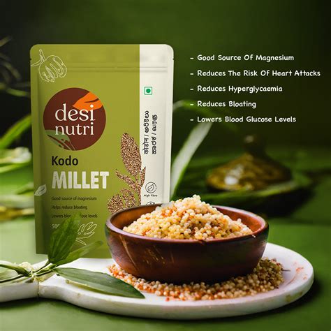 Buy Kodo Millets Online - Arikelu, Koden, Varagu - 500gms | Desinutri ...