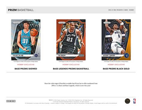 2024-25 Panini Prizm NBA Basketball Cards
