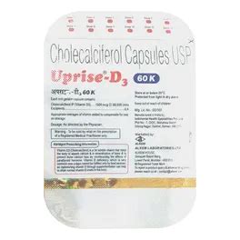Uprise-D3 60K Softgel Capsule 12's Price, Uses, Side Effects ...