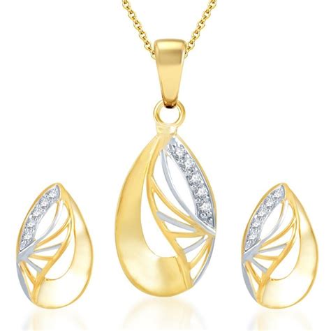Buy Sukkhi Indian Wedding Gold and Rhodium Plated CZ Pendant Set for ...