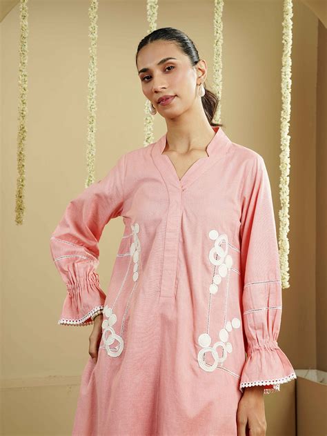 Solid Co-ord Set with Subtle Handcrafted Detailing