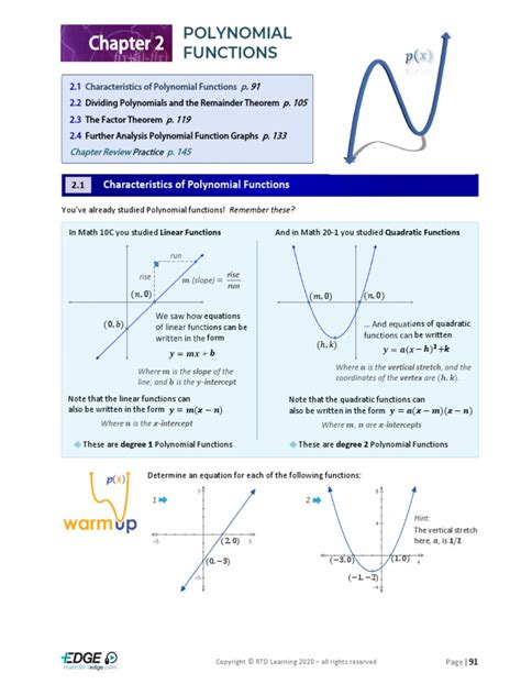 Image result for Polynomial Characteristics Relative Max