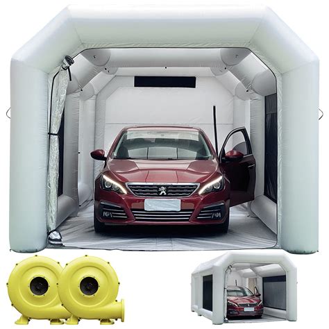 Buy WARSUN Inflatable Paint Booth 20x11.5x9Ft with Double & Oversized ...
