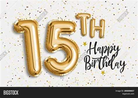 Happy 15th Birthday Image & Photo (Free Trial) | Bigstock