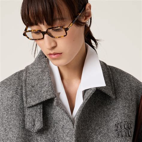 Gafas De Sol Miu Regard Lentes Color Transparente Azulado | Miu Miu