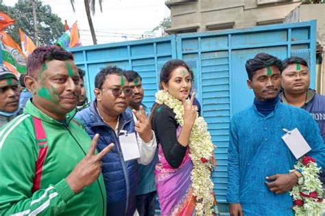63 out of 64 Women candidate of TMC in KMC Election 2021 won | Sangbad ...