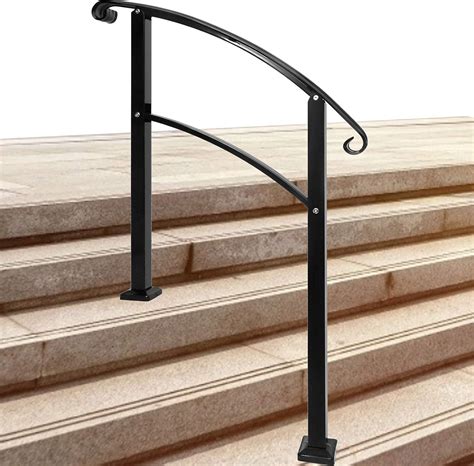 Buy Handrails,Handrails for Outdoor Steps Sturdy Wrought Iron Handrails ...