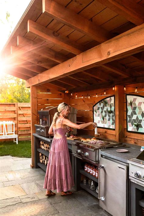 Covered Outdoor Kitchen Plans