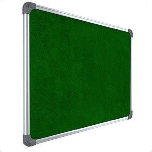 sunway Display Systems Green Pinup Board Wall Mount Bulletin Board ...