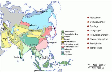 Asia Climate Types Map 的图像结果