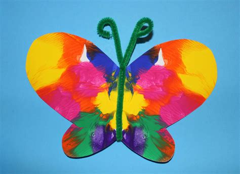 Butterfly art and craft, Butterfly crafts, Butterfly crafts preschool