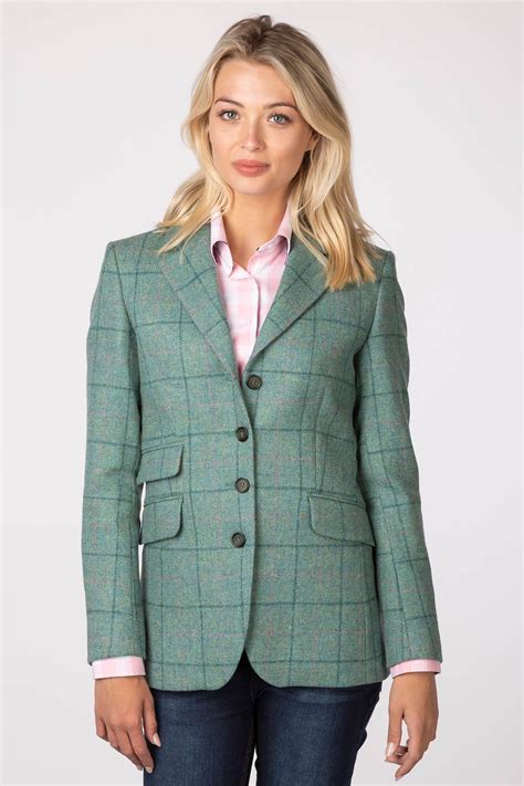 Ladies Long Tweed Blazer UK | Womens Casual Tweed Blazer | Rydale