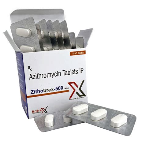 Azithromycin 500 mg TABLETS Mcbrex Lifesciences