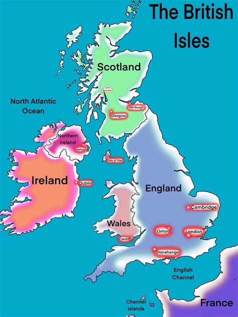 British Isles World Map