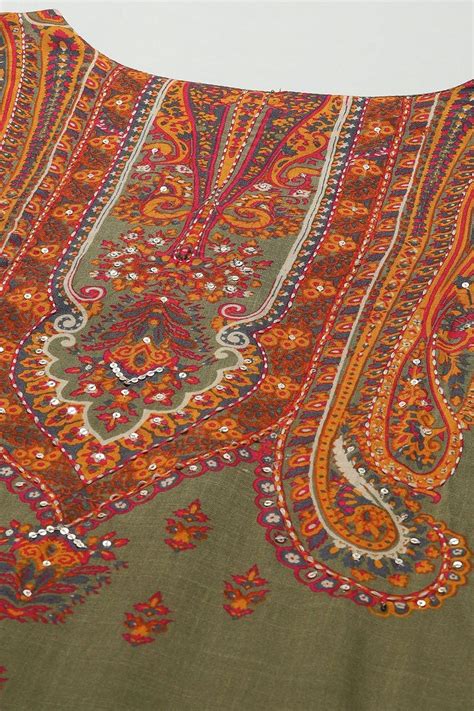 Green LIVA Straight Printed Kurti at Biba India