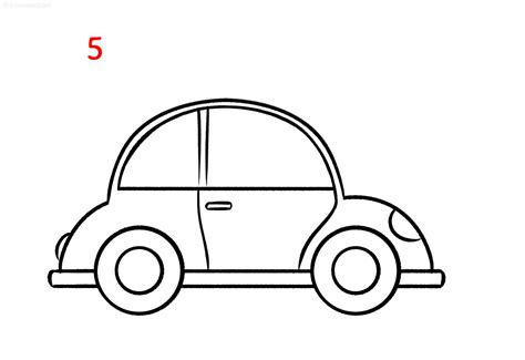 Easy Car Drawing Ideas » How to draw a Car Step by Step