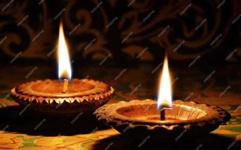 Premium Photo | Indian oil lamp Diwali Oil Lamp