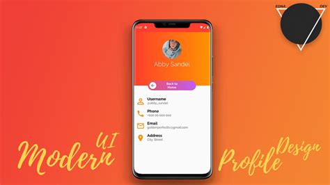 Image result for Android User Profile Design