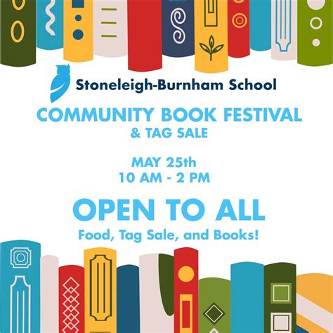 Stoneleigh-Burnham School Community Book Festival & Tag Sale, 574 ...