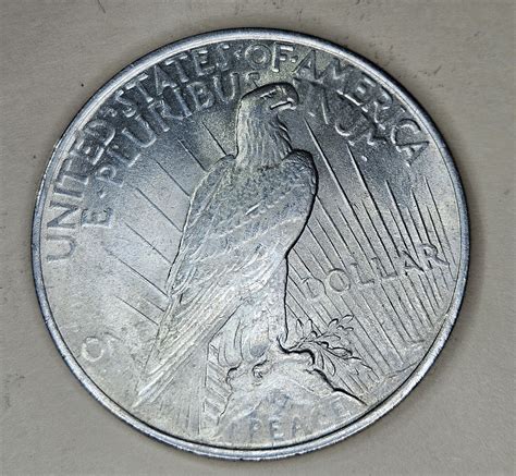 1922 US SIlver Dollar - 1922 Peace Dollar Philadelphia Mint Coin ...