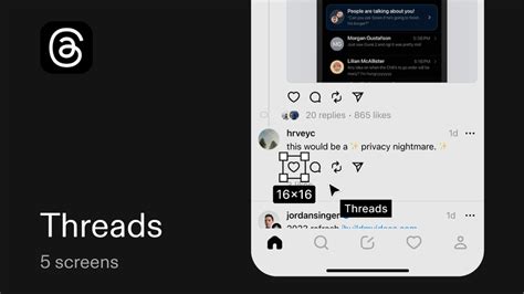 Image result for Threads App Interface