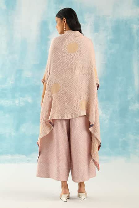 Buy Pink Gabardine Gajji Silk Palazzo For Women by Twenty Nine Online ...