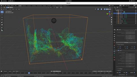 Blender 2.9 Fluid Simulation Tutorial 的图像结果