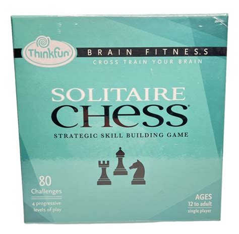 Buy ThinkFun Brain Fitness Solitaire Chess Logic Game STEM Toy Age 12 ...