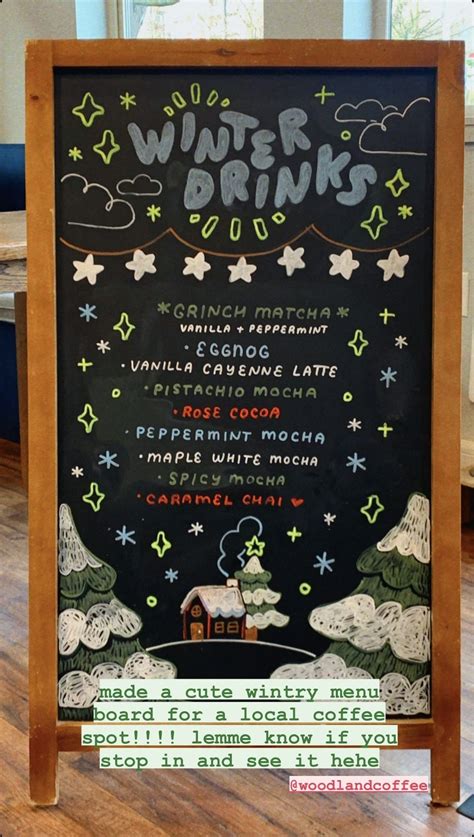 Coffee Shop Menu Board