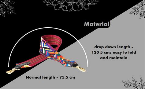 Buy Di Grazia Multipurpose Multicolour Rainbow Broad Sling Strap, Cross ...