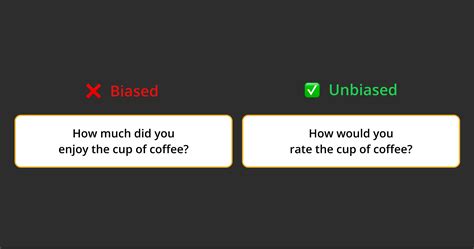 How to write unbiased survey questions