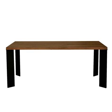 Design dining table in natural walnut design, L200xP100cm, Yvonne