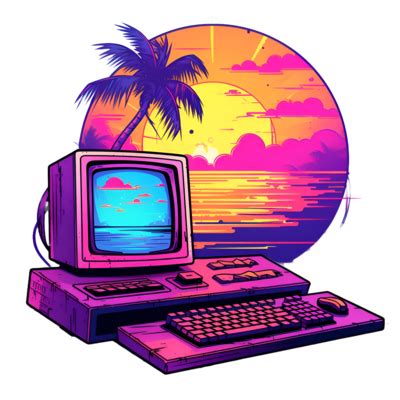 Image result for Retro Computer PNG