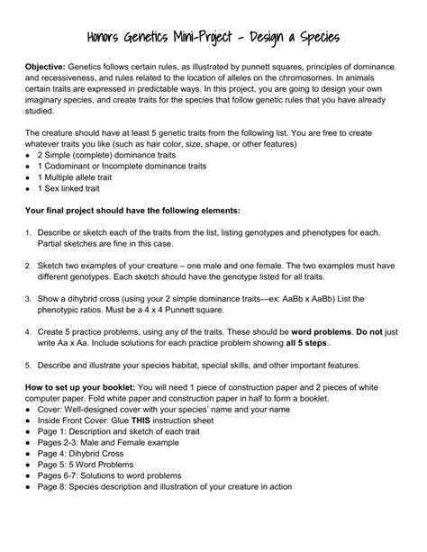 Image result for Genetics Project Kit