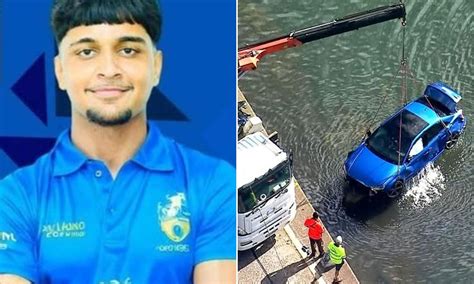 Pictured: Promising young cricketer who died when blue Audi he was ...