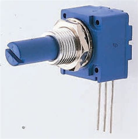 91A1A-B24-B15L Bourns | Bourns 91 Rotary Potentiometer 1-Gang Panel ...