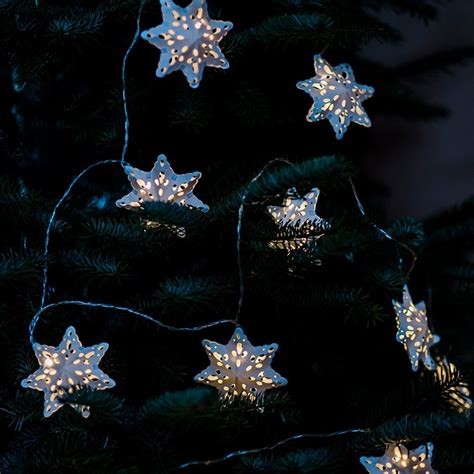 Image result for Snowflake String Lights