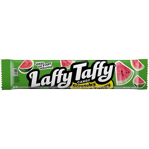 Laffy Taffy Stretchy & Tangy Watermelon Candy Bar 1.5 oz. - All City Candy