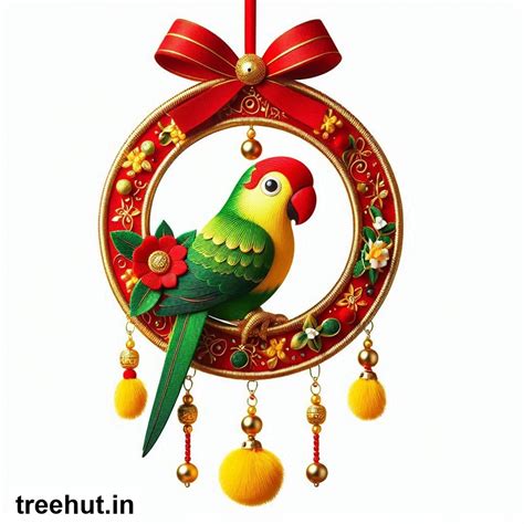 Parrot Printables for Diwali Decorations, Bulletin Board Accents