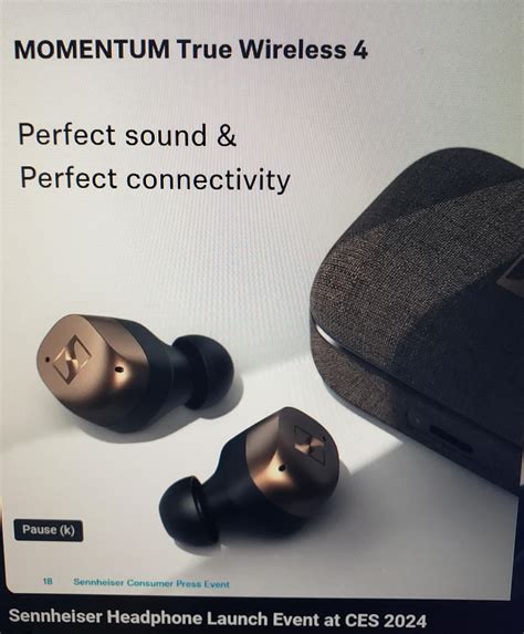 NEW Sennheiser Momentum True Wireless 4 Ear Buds- Released Today! : r ...