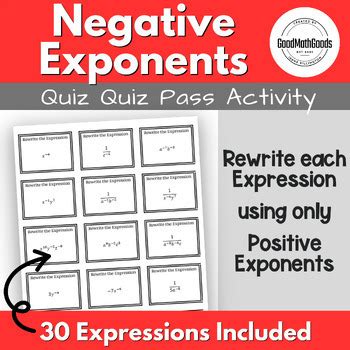 Image result for How to Rewrite Negative Fraction Exponents