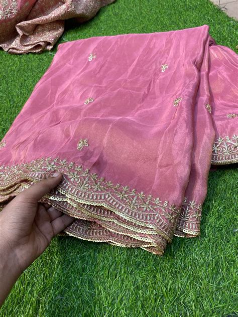 Premium Quality Of Russian Silk Fabric - Dupatta Of 2.5 Meter ( Pyazi ...