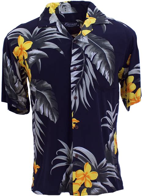 Tropical Luau Beach Floral Print Men’s Hawaiian Aloha Shirt | Beachwear ...