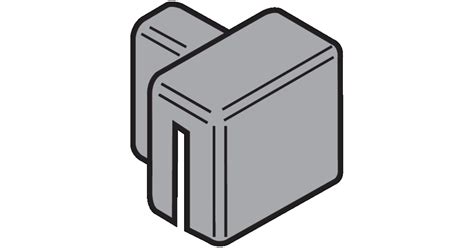 Blum ZRM.0004 METABOX Hanging Rail Lateral Bracket for METAFILE ...