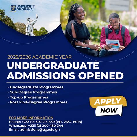 2025/2026 Undergraduate Admissions Opened | University of Ghana