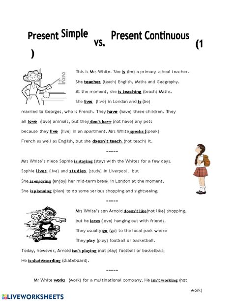 Image result for Present Simple Beginner Exercises