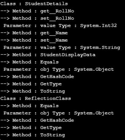 Using Reflection in C 的图像结果